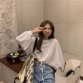 Lace Waist Full Sleeve KD T-Shirt For Women. 