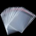 Plastic Poly Clear Bags Small 5 X 6 Inch Pouches Transparent | Self Adhesive Bopp Bags Pack Of - 100 Pieces. 