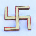 Wooden Swastik Wall Decor- Lotus Handicrafts. 