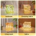 DIY Tulip Light Led Decorative Night Magic Cube Table Lamp Mirror 2 in 1 for Birthday Gifts and Christmas Present. 