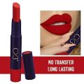 CVB 02 Pure Red Lip Lock No Transfer Matte Lipstick, Waterproof and Full-Pigmented, Transfer-Proof Smudge-Proof Lip Colour. 