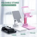 Cellphone Stand Foldable Desk Phone Holder Adjustable Mobile/Pad Stand with Non Slip Silicone. 
