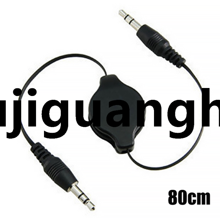 Xujiguanghui%20Black%203.5mm%20Audio%20Cable%20Car%20Retractable%20Phone%20Computer%20Speaker%20Data%20Connection%20Cable%20Car%20Amplifier%20Audio%20MP3%20Adapter80cm%20-%20Image%204