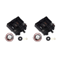 NAMUNY 2X Pendulum Clock Movement Music Box Silent Sweep Quartz Mechanism Wall Clock Replacement Part. 