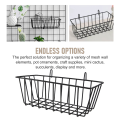 CGearuppt 4PCS Shelf for Design Metal Wall Grille, Shelf Design Grid Photo Wall for Lattice Photo Wall Wire Basket. 