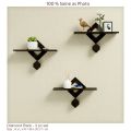 Samaya Panchi Formica Laminated | Diamond Shaped Best Wall rack Design 3 pc Set. 