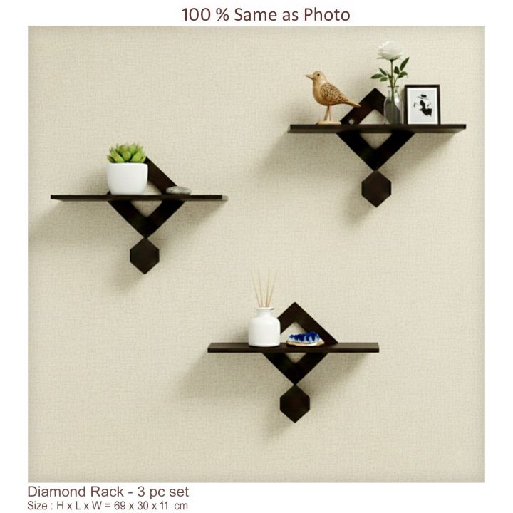 Samaya%20Panchi%20Formica%20Laminated%20%7C%20Diamond%20Shaped%20Best%20Wall%20rack%20Design%203%20pc%20Set%20-%20Image%204