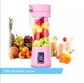 6 Blade Portable USB Rechargable Juicer Blender-380ml. 