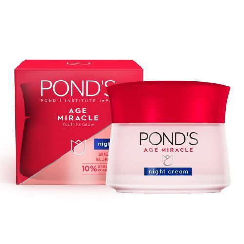 Ponds Age Miracle Wrinkle Corrector Night Cream 50Gm ,Made In Thailand