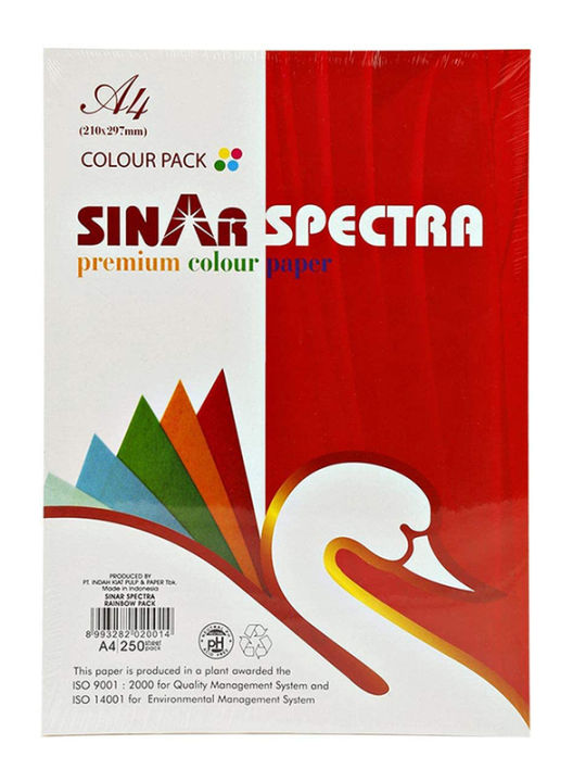 Multi Color Premium A4 Paper 250 Sheets | Daraz.com.np