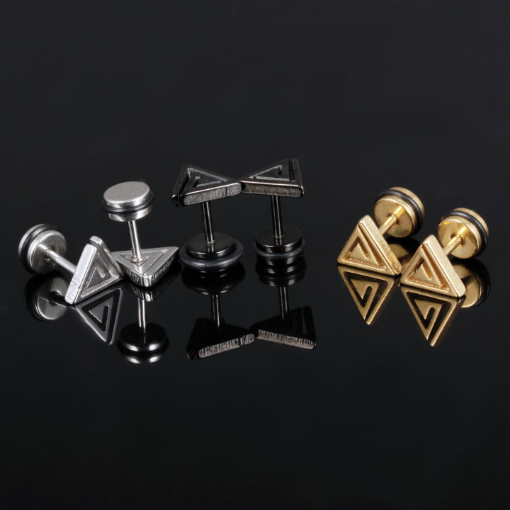 mens%20925%20boys%20hikaw%20allergic%20cool%20mens%20pierced%20titanium%20qingwen%20men's%20steel%20triangle%20screws%20men's%20suit%20stainless%20steel%20earrings%20low%20iareng%20men's%20kpop%20round%20dried%20silver%20earrings%20specials%20-%20Image%208