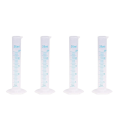 NAMUNY 4X Measuring Cylinder Plastic Graduated Tube Tool for Lab(25Ml). 