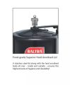 Baltra 5 liters Pressure Cooker Hard Anodised With Induction Base BPC F 500Ib (Black ). 