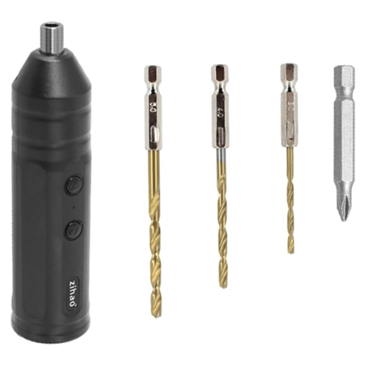 Cordless Electric Screwdriver USB C Rechargeable Mini Drill Power Tools Set