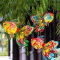 Handheld Light Toy Handmade Goldfish Lantern DIY Traditional Colorful Paper Lamp Kit Glowing Portable Mid Autumn Craft Family. 