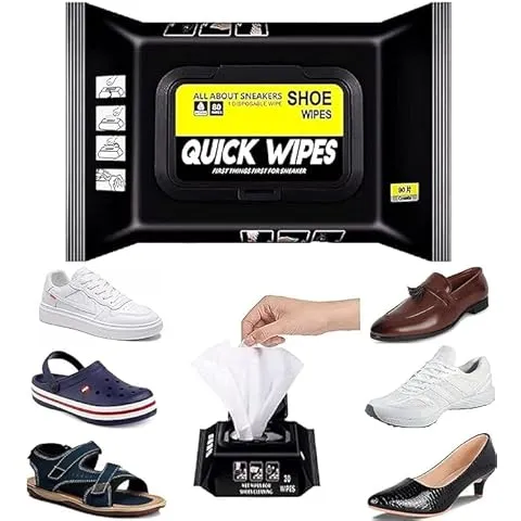 Shoes Cleaning wipes | Shoe Cleaner For Unisex Tissue Paper | Pack Of 80 Wipes