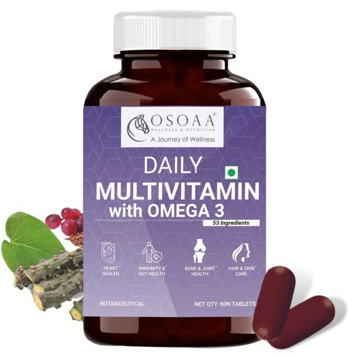 OSOAA Daily Multivitamin With Omega 3 - 60 Tab