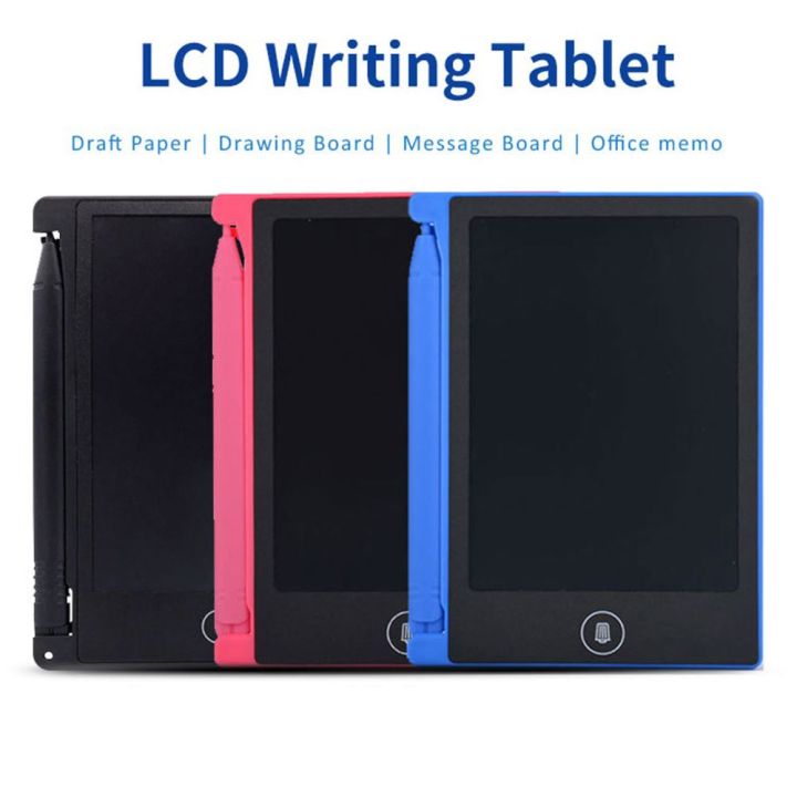 4.4 Inch Electronic Paperless Notepad Digital Handwriting Pad Message Pad Drawing Board LCD Writing Tablet