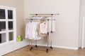 Stainless Steel DL-202 Double Pole Cloth Hanger / Double-Pole Telescopic Clothes Hanger/Clothes Rack Capable Of 60kg. 