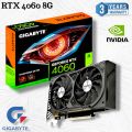 GIGABYTE GeForce RTX 4060 WINDFORCE OC 8G Graphics Card, 2X WINDFORCE Fans, 8GB 128-bit GDDR6, GV-N4060WF2OC-8GD Video Card. 