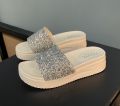 Waterproof Glitter Slip-On Summer Slipper For Women  7461-1. 