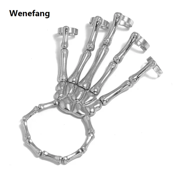 Wenefang%201Pcs%20New%20Unique%20Punk%20Skeleton%20Hand%20Bone%20Versatile%20Five%20Finger%20Ring%20New%20style%20Personality%20Adjustable%20Anillo%20Hombre%20Bracelet%20Party%20Jewelry%20-%20Image%208
