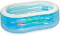 Intex Oval Whale Fun Pool, Blue ( 64" L x 42" W x 18" H ). 