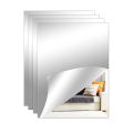 Self Adhesive Acrylic Plastic Wall  Mirrors 40 * 30 (Silver). 