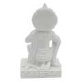 White Hanuman Statue For Dashboard. 