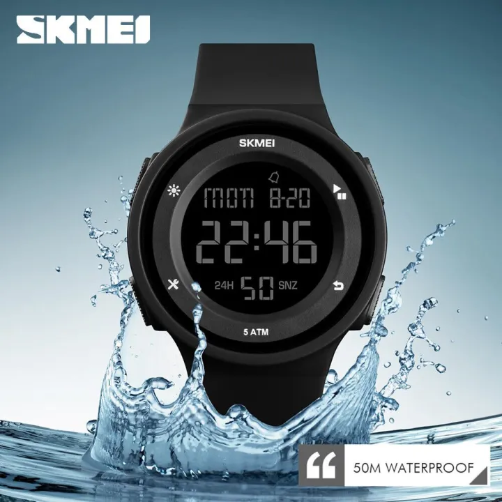 SKMEI%201445%20Countdown%20Electronic%20Silicone%20LED%20Digital%20Sport%20Unisex%20Watch%20-%20Black%20-%20Image%204