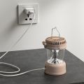 Tent Light 2 in LED Fan Lantern Foldable Cool Portable Electric Fan Multi-Function Strong Light Camping Lantern with Fan Garden. 