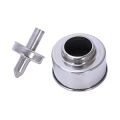 QUANBU 2X Stainless Steel Alcohol Burner, Lab Spirit Lamp, 200 Ml (6.7 Oz). 