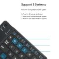 Fashion Slient Wireless Folding Keyboard Mini Rechargeable Bluetooth Keyboard Portable Slim Design Foldable Keyboard Office. 