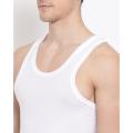 Lux Cozi Men White Sleeveless Aircool Cotton Vest Sando - Fashion | Sando For Men | Men's Wear | Vest |. 