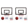 FORIDE 2X Indoor Mini Basketball Hoop Set for Kids Adjustable Mini Basketball Hoop Set Basketball Toy Gifts for Kids Black. 