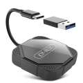 Wireless CarPlay Adapter,Convert Wired CarPlay to Wireless CarPlay CarPlay Dongle Plastic for Wired CarPlay Car. 