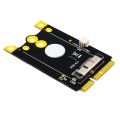 Upgrade Version Mini PCIe (MPCIe) Converter Adapter Board 12+6 Pins WiFi Card to Mini PCI-E for Broadcom BCM94360CD. 