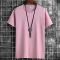 Round Neck Soft Feel Cotton T-shirt For Men. 