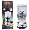 Nima Stainless Steel 2 In 1 Electric Mixer Grinder. 