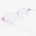 Round Shape Plastic Frame Normal  Glasses For Unisex. 