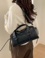 Women’s PU Leather Handbag 6625 | Designer Handheld & Crossbody Bag | Stylish Leather Strap Detail Design bag for women. 