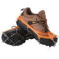FORIDE Crampons Ice Traction Cleats Anti Slip Safe Protect for Walking Jogging Climbing Hiking on Snow Unisex Microspikes. 