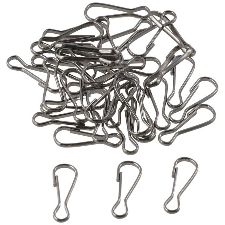 100%20Pcs%20Durable%20304%20Stainless%20Steel%20Spring%20Hooks%201%20Inch%2025mm%20Metal%20Snap%20Clip%20Hooks%20Lanyard%20Rust-Proof%20Small%20Spring%20Clips%20ID%20Card%20-%20Image%203