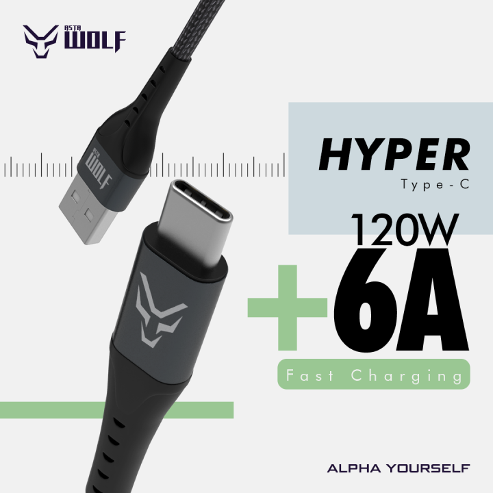 Asta%20WOLF%20Hyper%20%7C%20USB%20to%20Type%20C%20%7C%20100cm%20Braided%20%7C%20Flexible%20%7C%20Ultra%20Fast%20Charging%20Data%20Cables%20%7C%206A%20Current%20%7C%20120W%20Output%20%7C%20-%20Image%203
