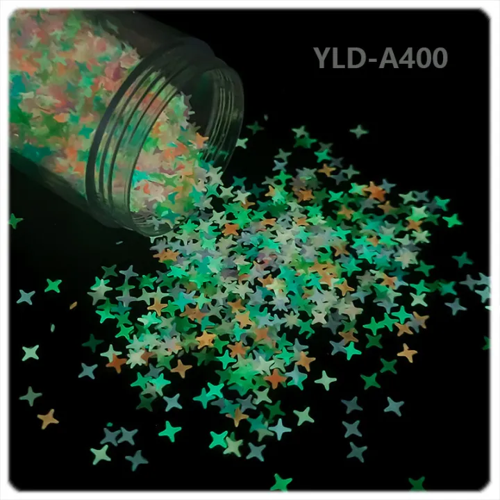 YALEDUO%20four-pointed%20star%20corresponding%20color%20long-lasting%20luminous%204MM%20cross%20star%20sequin%20factory%20sold%20out%20full%20of%20eight%20colors%20optional%20-%20Image%203