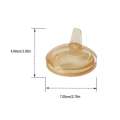 1 Pc 7cm Wide Big Mouth Pacifier 100% Bpa Free Spoon Straw Nipple Gravity Ball Replacement Head For Baby Milk Bottle. 