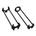 Pipe Nut Remover Universal Sink Wrench Set for Kitchen Bathroom High Strength Stainless Steel Stable No Deformation for Plumbers. 