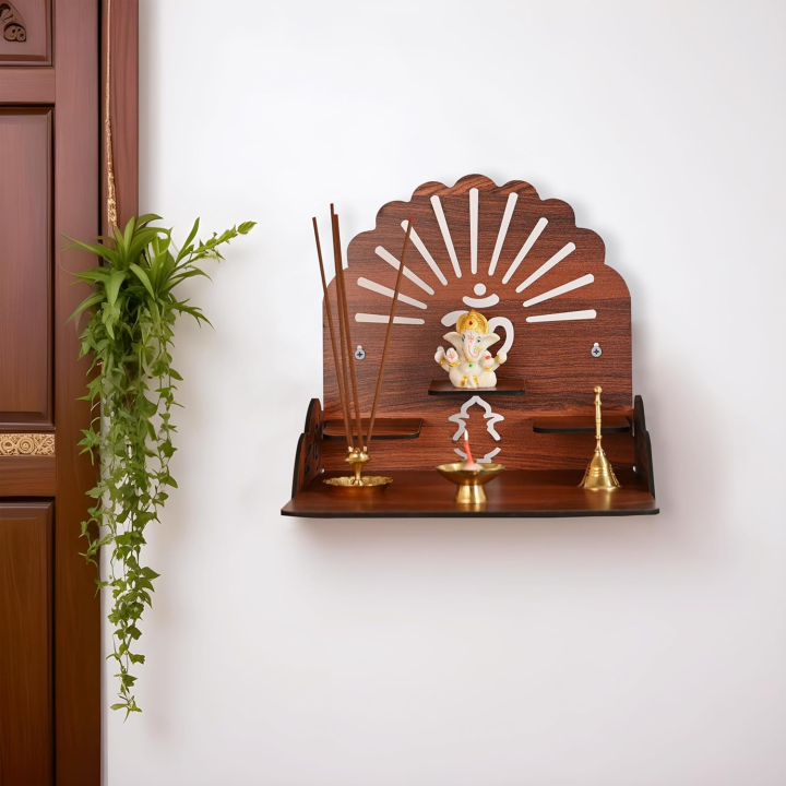 Ressence Enterprises Temple Wooden Wall Mount Temple For Home
