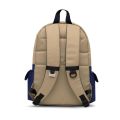 Mheecha Capsule Pack Beige / Navy Blue for Men Women Backpack | Fashion Mheecha Unisex Backpack with Laptop Compartment. 