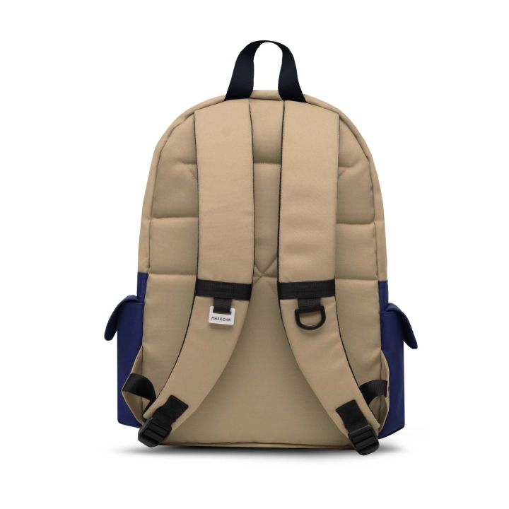 Mheecha%20Capsule%20Pack%20Beige%20/%20Navy%20Blue%20for%20Men%20Women%20Backpack%20%7C%20Fashion%20Mheecha%20Unisex%20Backpack%20with%20Laptop%20Compartment%20-%20Image%204